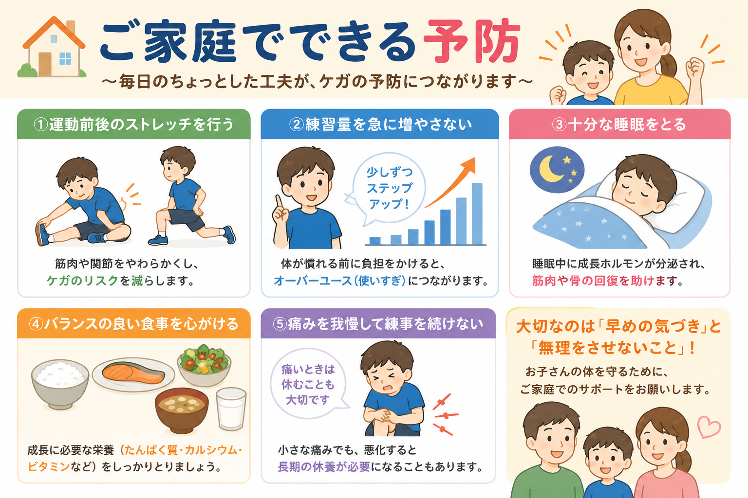 運動会シーズンに多い子供のケガ